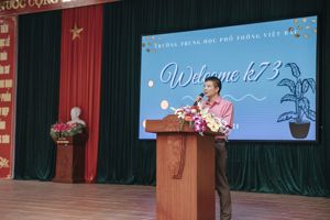chào đón tân học sinh khối 10 năm học 2020-2021 Khóa 73