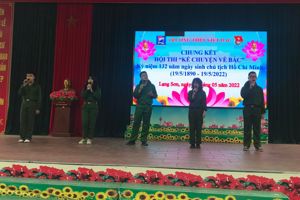 [TRƯỜNG THPT VIỆT BẮC TỔ CHỨC CHUNG KẾT HỘI THI KỂ CHUYỆN VỀ BÁC, KỈ NIỆM 132 NGÀY SINH CHỦ TỊCH HỒ CHÍ MINH]