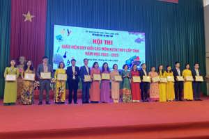 TỔNG KẾT HỘI THI GIÁO VIÊN DẠY GIỎI CÁC MÔN KHTN VÀ THỂ DỤC - QPAN CẤP TỈNH NĂM HỌC 2022 - 2023.