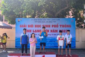 [GIẢI BƠI HỌC SINH PHỔ THÔNG TỈNH LẠNG SƠN NĂM 2023]