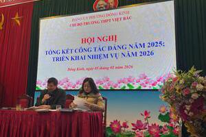 CHI BỘ TRƯỜNG THPT VIỆT BẮC TỔ CHỨC HỘI NGHỊ TỔNG KẾT CÔNG TÁC ĐẢNG NĂM 2025, TRIỂN KHAI NHIỆM VỤ NĂM 2026