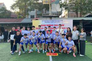 TRƯỜNG THPT VIỆT BẮC XUẤT SẮC GIÀNH CHỨC VÔ ĐỊCH GIẢI BÓNG ĐÁ NAM TRANH CÚP LIÊN TRƯỜNG LẦN THỨ I – NĂM 2026