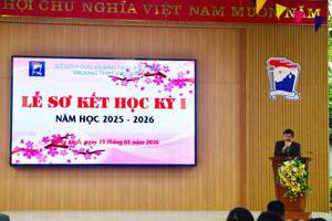 TRƯỜNG THPT VIỆT BẮC TỔ CHỨC LỄ SƠ KẾT HỌC KÌ I NĂM HỌC 2025–2026